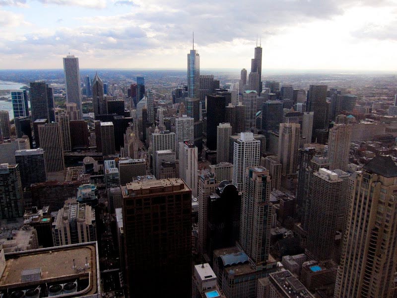 View from the John Hancock Observatory