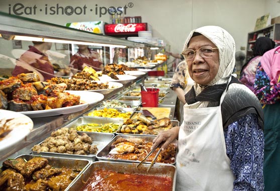 Hjh Nurma Lutan, 84, Matriach at Nasi Padang River Valley