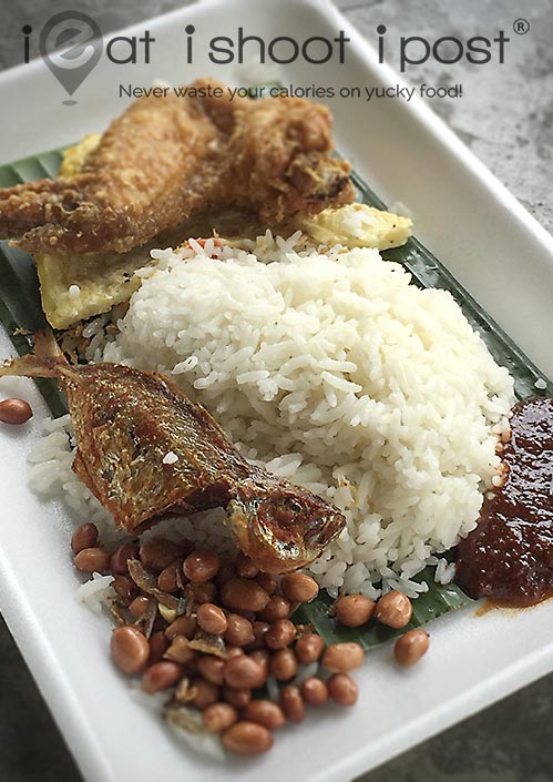 Nasi Lemak Kukus Traditional Steamed Rice And Homemade Burgers