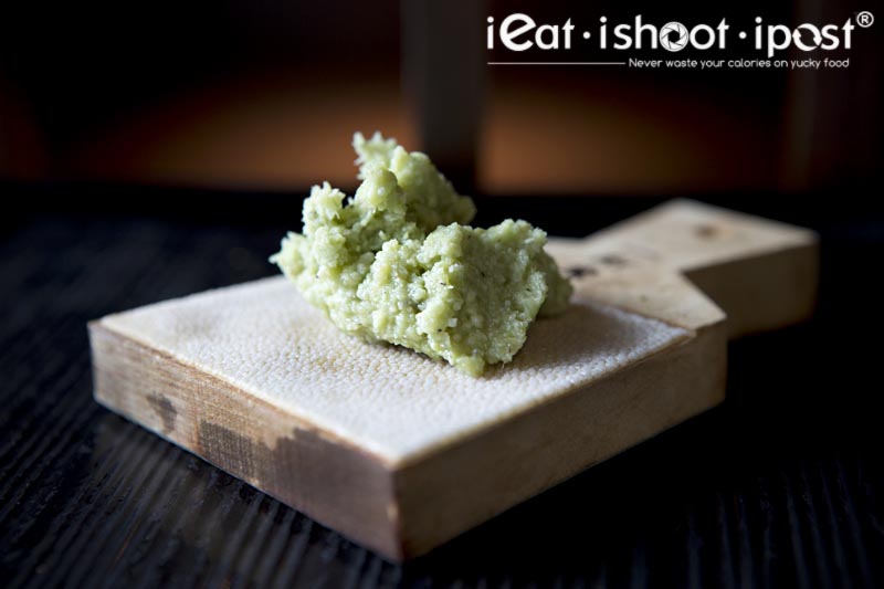 Freshly grated Wasabi