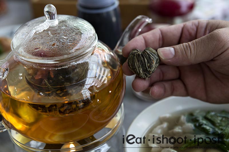 Heart Shaped Double Blossom Tea