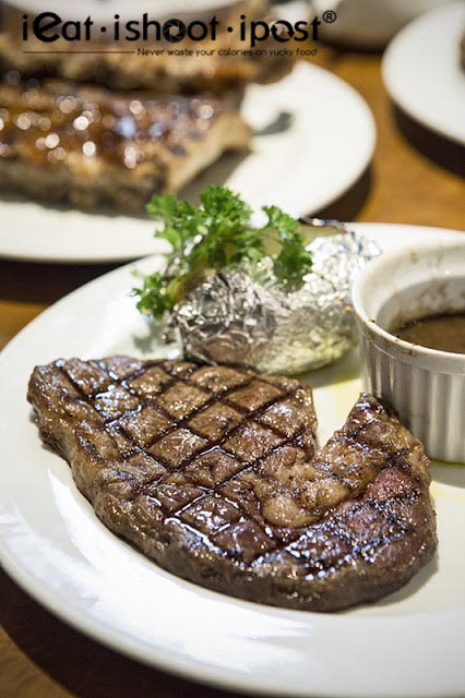 Wagyu Ribeye Grade 6: $53 with Salad Bar