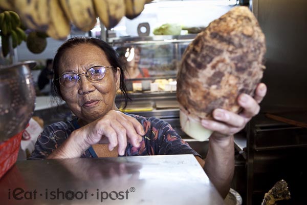 Mrs Chan - Taken before renovation of the food centre