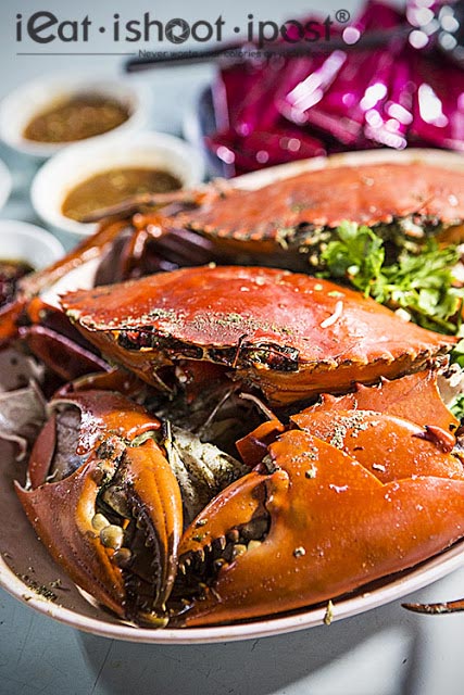 Salt Baked Crabs $130 (Two large)