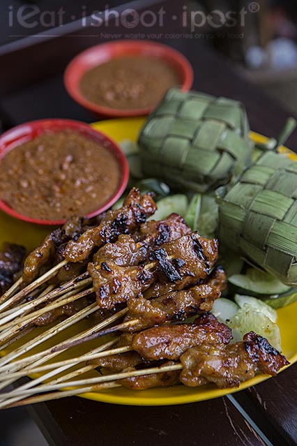 Pork and Chicken Satay 38 cents each