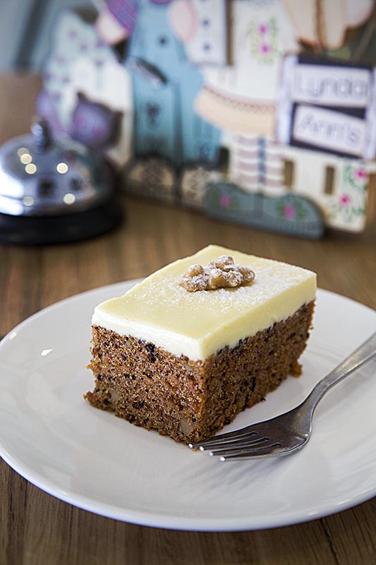 Carrot Cake $4 (slice) $27(500g)