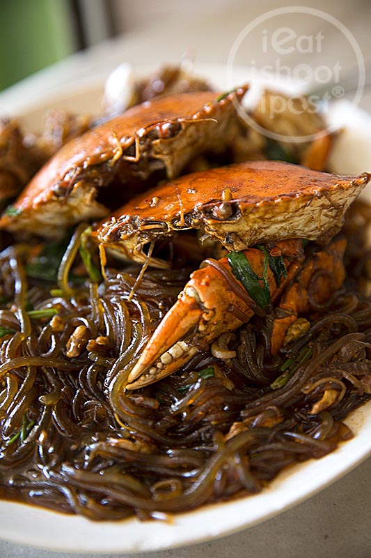 Crab with Korean Tang Hoon $23 for two 400-500g Sri Lankan Crab (promo price)