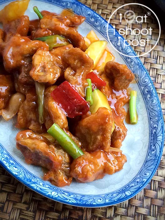 Sweet and Sour Pork 咕嚕肉 Chef Sin Leong's Recipe  ieatishootipost