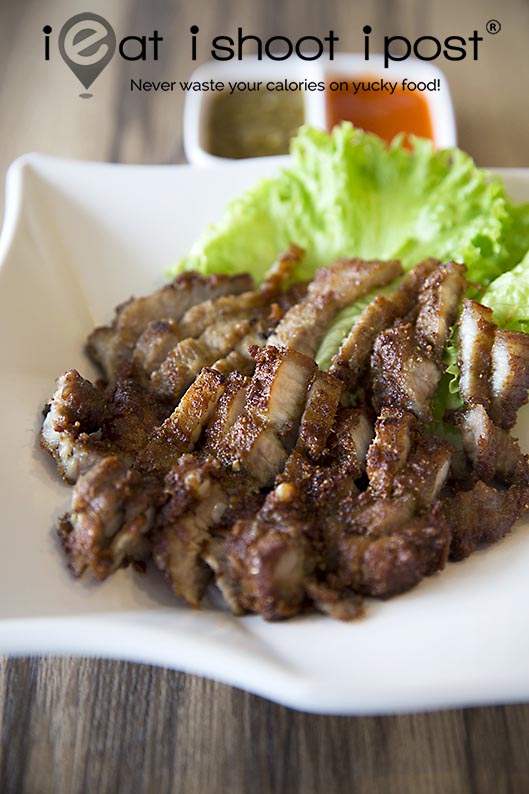 Sam Chan Bak (Marinated Pork Belly) $6.80