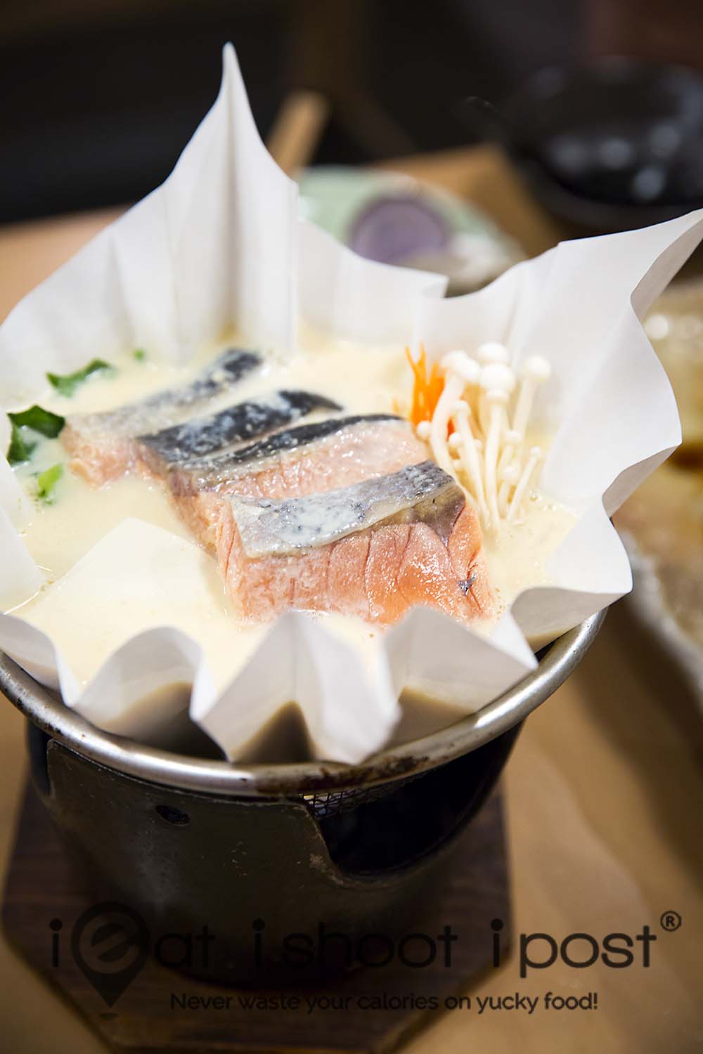 Salmon nabe