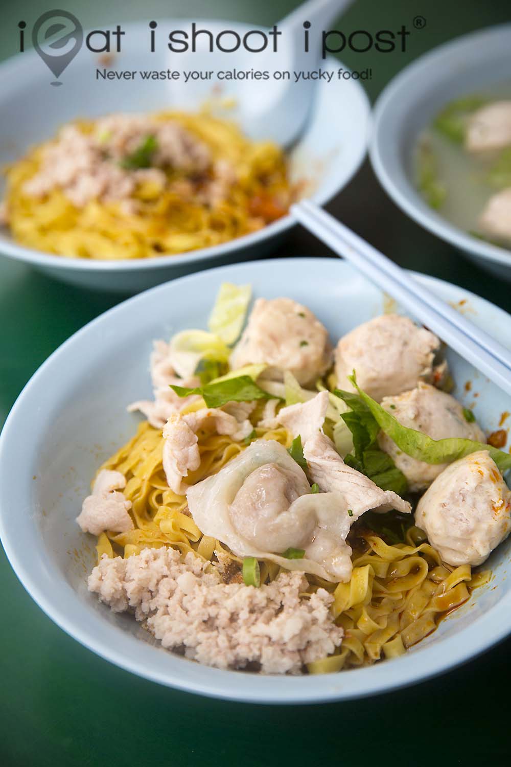 Pin Ji Fishball Minced Meat Noodles: Handmade Her Giao (Fish Dumplings ...