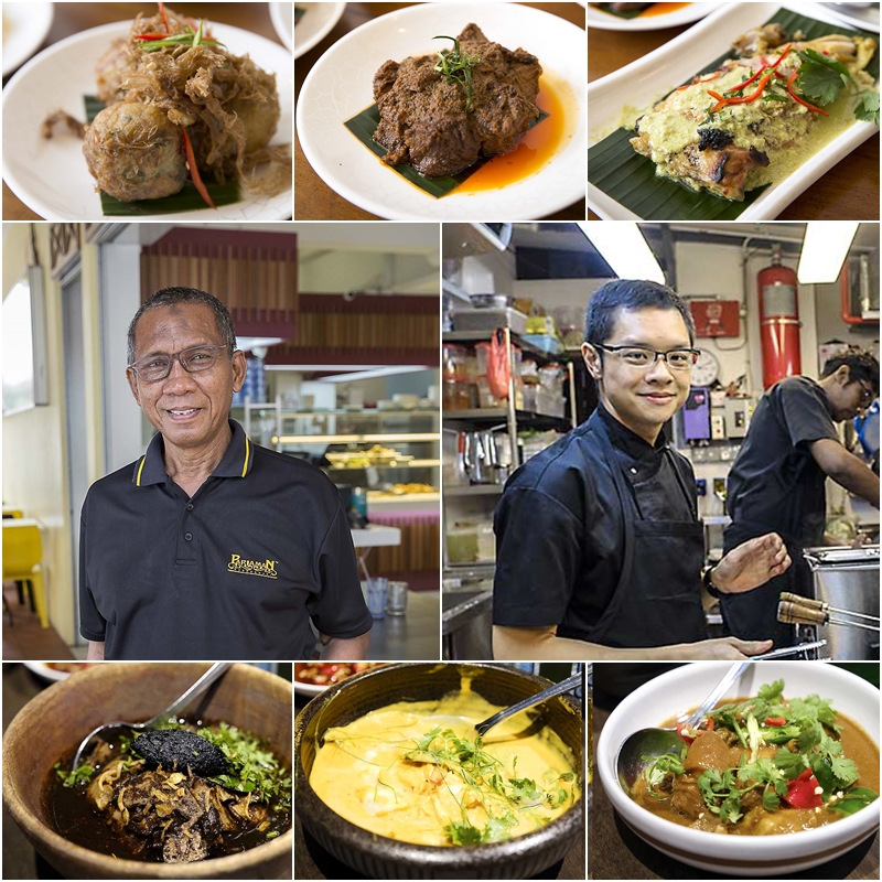 Encik Jumrin Isrin (Warong Pariaman Favourites) and Chef Malcolm Lee (Candlenut)