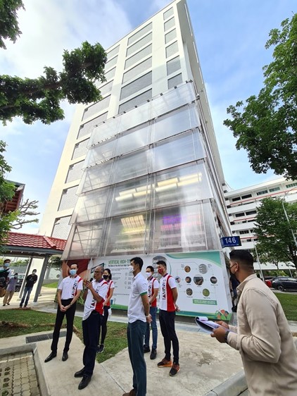 Pilot Vertical Farm in Tampines