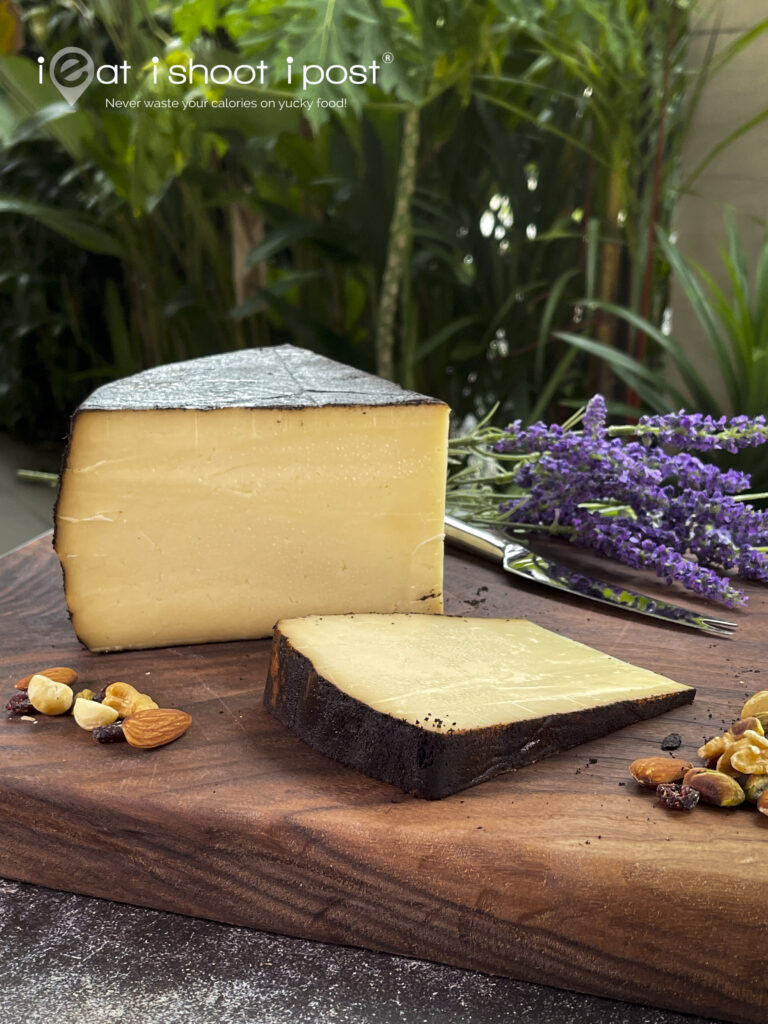 Utah Cheddar hand-rubbed with Espresso and Lavender