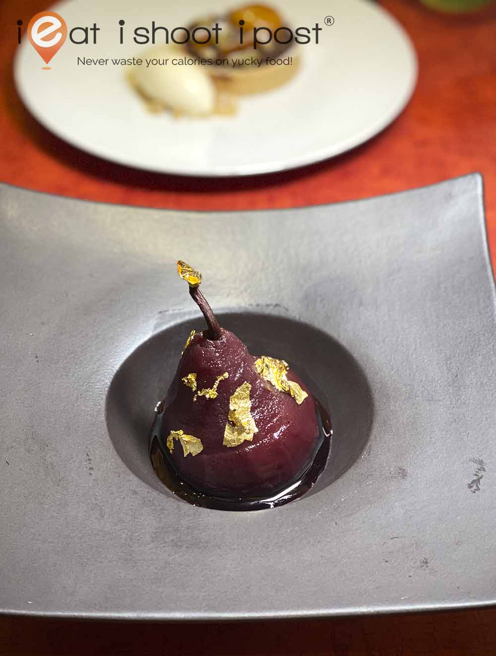 Poached pear