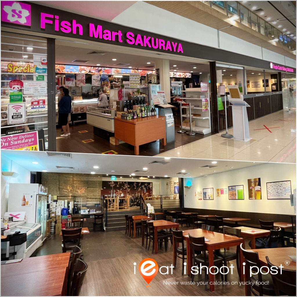 Fish Mart Sakuraya at West Coast Plaza - store front and dining area