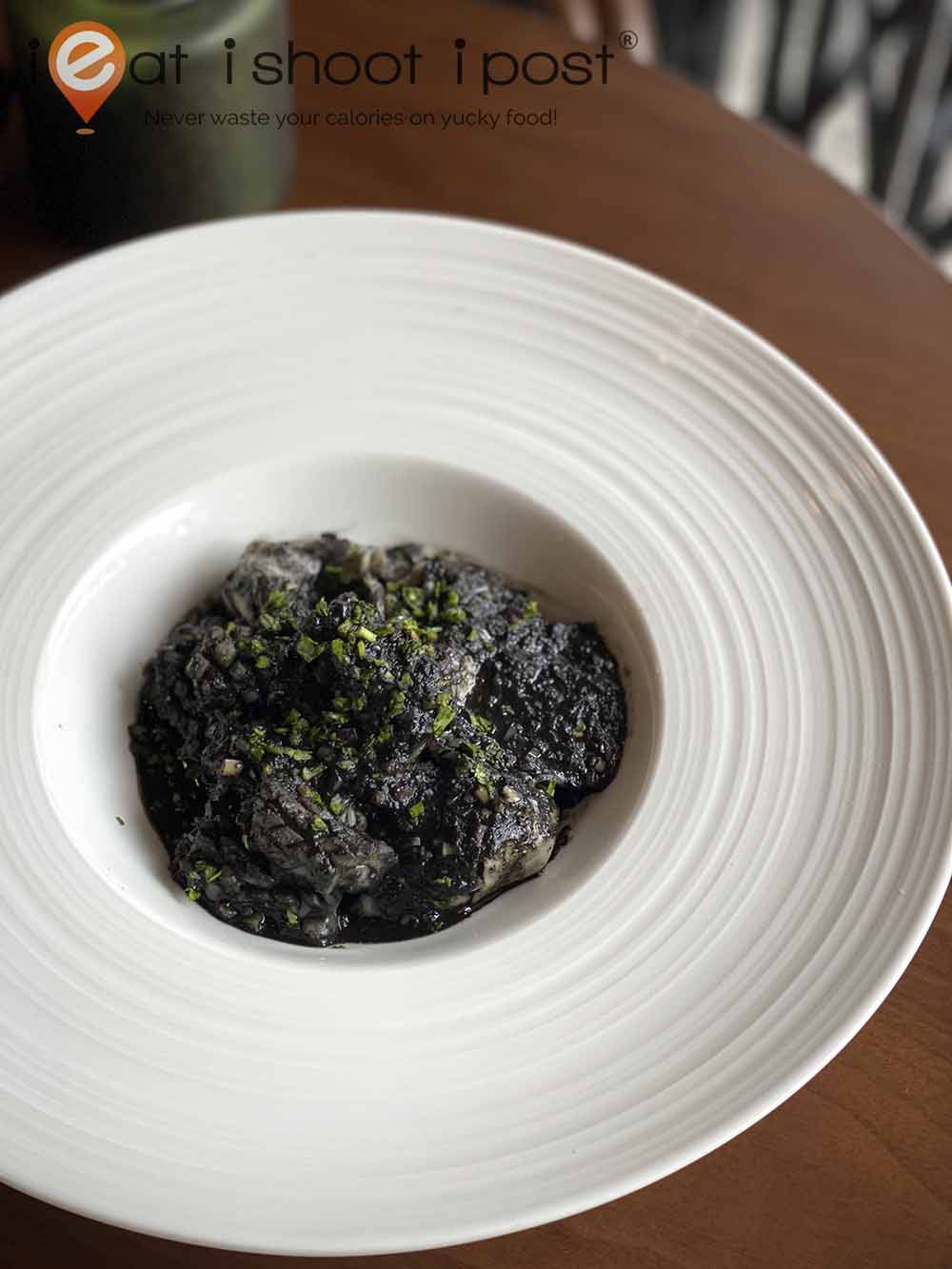 Squid ink pasta