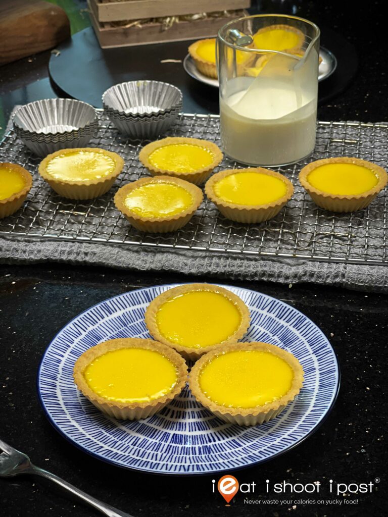 Easy Egg Tart Recipe with French Cream - ieatishootipost