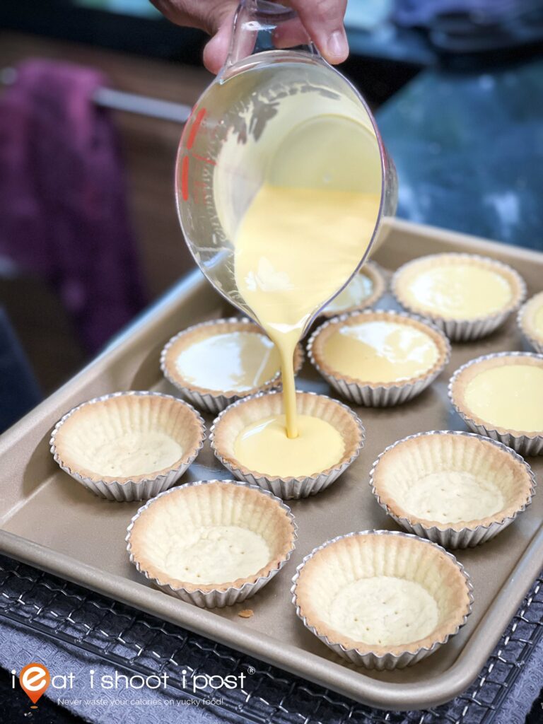 Easy Egg Tart Recipe with French Cream - ieatishootipost