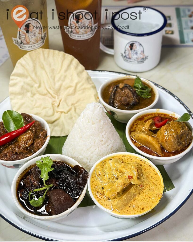 White Tiffin Nasi Padang