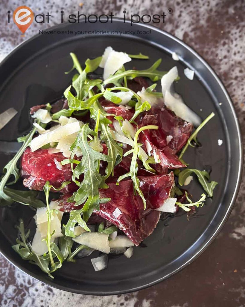 Cured Wagyu salad