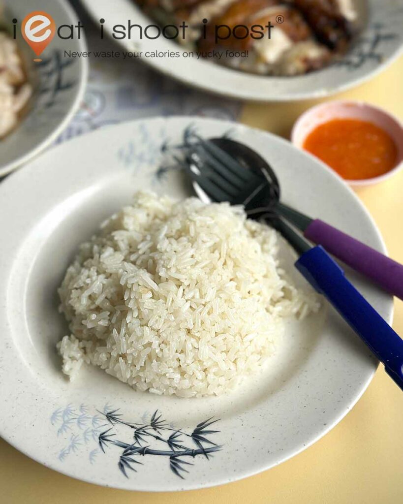 Chicken rice at Man Fu chicken rice