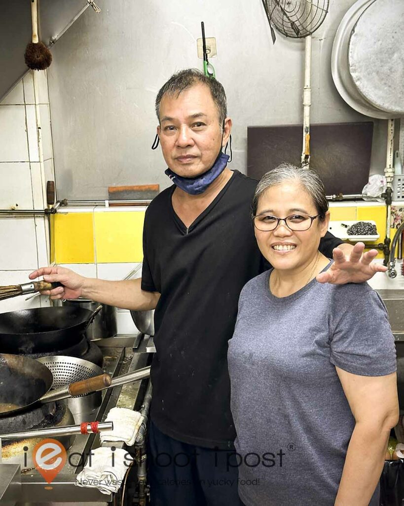 chef Ng Tham Siew and wife