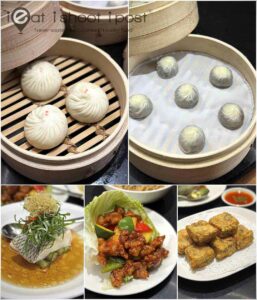 Din Tai Fung steamed buns, snacks and dishes