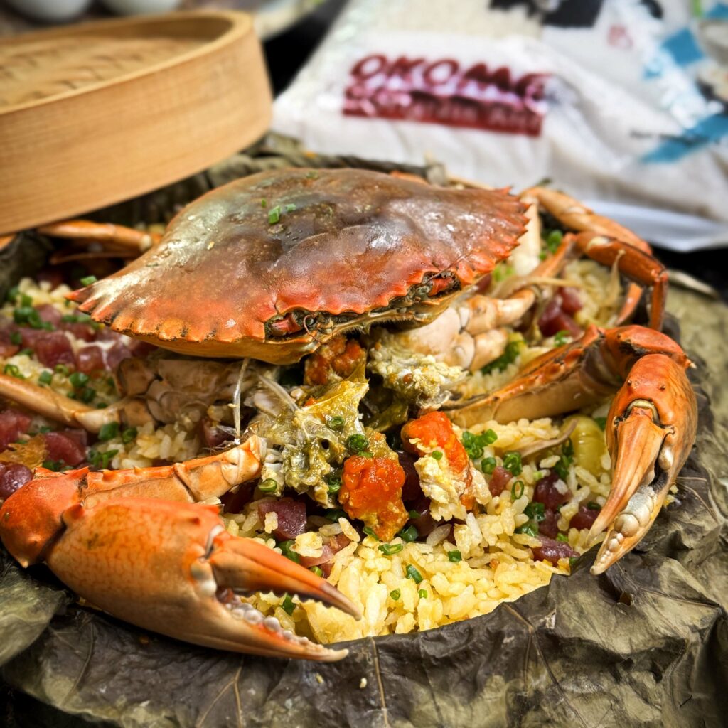 Steam Crab Rice