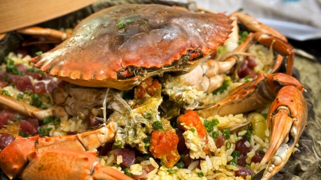 Steam Crab Rice