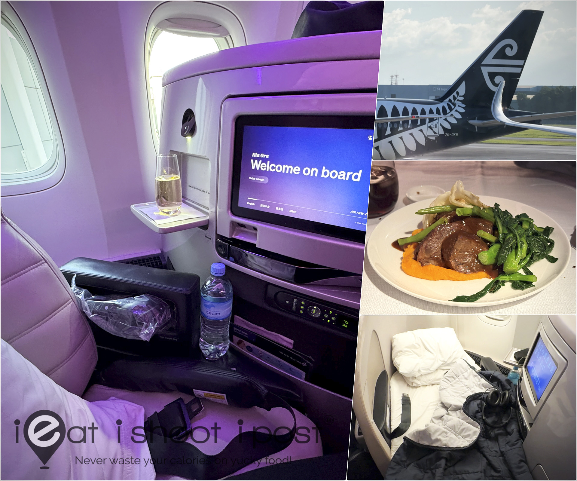Flying Air New Zealand Business Premier