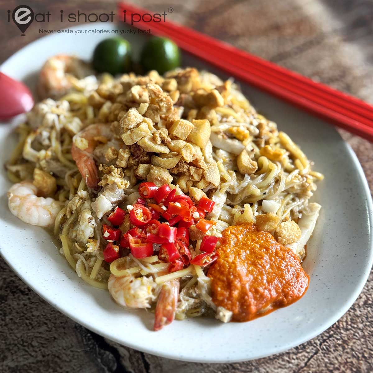 Ho Ji Hokkien Mee: It’s about the Hawker wielding the Wok!